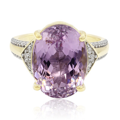 Anello in oro con Kunzite Patroke