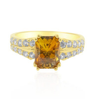 Anello in oro con Sfalerite