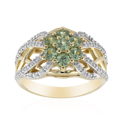 Anello in oro con Demantoide del Madagascar (Rifkind 1894 Collection)