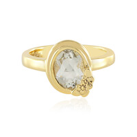 Anello in argento con Ametista Verde