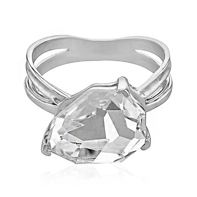 Anello in argento con Quarzo Bianco (TPC)