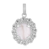 Ciondolo in argento con Quarzo Rosa