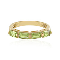 Anello in argento con Peridoto