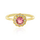 Anello in argento con Tormalina Rosa
