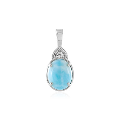 Ciondolo in argento con Larimar