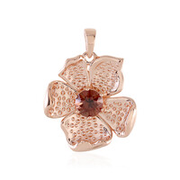 Ciondolo in argento con Zircone Rosa (SAELOCANA)