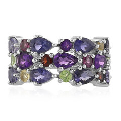 Anello in argento con Iolite