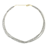 Collana in argento con Diamante Color Argento