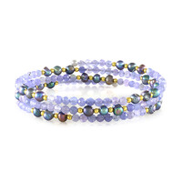 Bracciale in acciaio con Tanzanite (Riya)