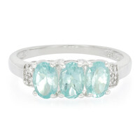 Anello in argento con Apatite Blu