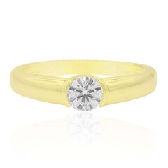 Anello in oro con Diamante VVS2 (F)