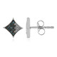 Orecchini in argento con Diamante I3 (J)