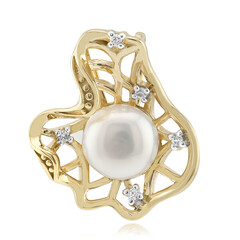Ciondolo in argento con Perla d'Acqua Dolce Bianca (TPC)