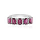Anello in argento con Rodolite