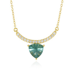 Collana in argento con Fluorite Verde