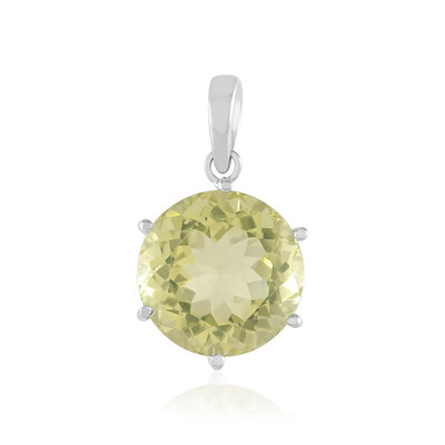 Ciondolo in argento con Quarzo Limone