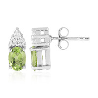 Orecchini in argento con Peridoto