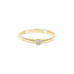 Anello in argento con Diamante Cioccolato I3