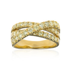 Anello in oro con Diamante Giallo SI2 (CIRARI)