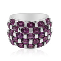 Anello in argento con Rodolite