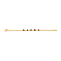Bracciale in argento con Granato Rosso