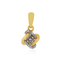 Ciondolo in argento con Diamante I1 (I)