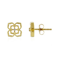 Orecchini in argento con Diamante I4 (J)