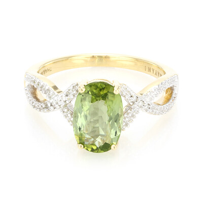 Anello in oro con Tormalina Paraíba (AMAYANI)