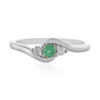 Anello in argento con Smeraldo Etiope