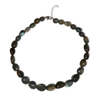 Collana in argento con Labradorite