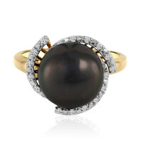 Anello in oro con Perla Tahitiana (TPC)