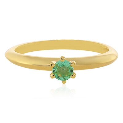 Anello in argento con Smeraldo Etiope