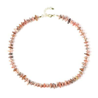 Collana in argento con Rodocrosite