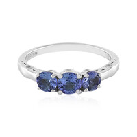 Anello in argento con Tanzanite (non riscaldata)