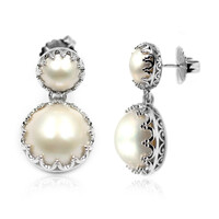 Orecchini in argento con Perla Mabe (Dallas Prince Designs)