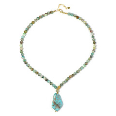 Collana in argento con Turchese Morenci (Riya)