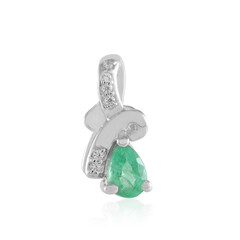 Ciondolo in argento con Smeraldo Zambia