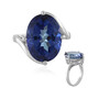 Anello in argento con Topazio Blu Cobalto
