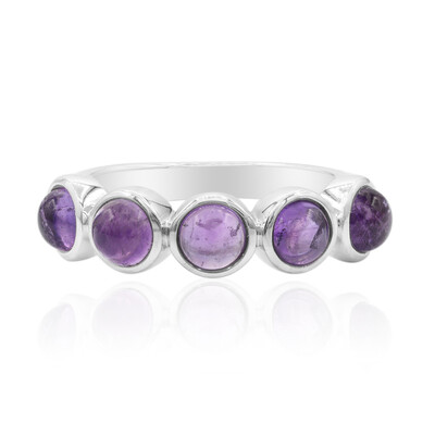 Anello in argento con Ametista