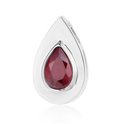 Ciondolo in argento con Rubino (MONOSONO COLLECTION)