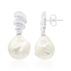 Orecchini in argento con Perla di Acqua Dolce (TPC)