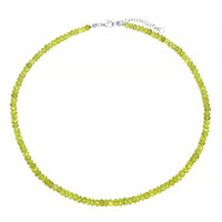 Collana in argento con Peridoto