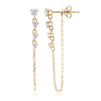 Orecchini in oro con Diamante I1 (H) (CIRARI)