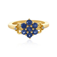 Anello in argento con Zaffiro Blu