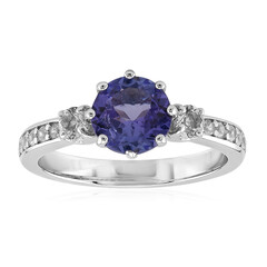 Anello in argento con Tanzanite