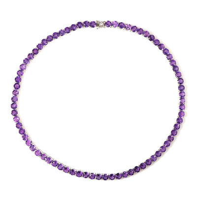 Collana in argento con Ametista Siberiana