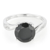 Anello in argento con Onice Nero