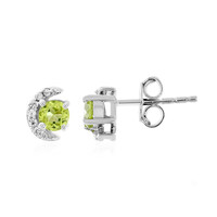 Orecchini in argento con Peridoto