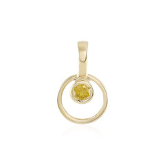 Ciondolo in oro con Diamante Giallo I2