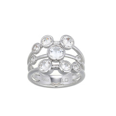 Anello in argento con Zircone (Adela Silber)
